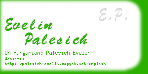 evelin palesich business card